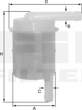 FIL Filter ZP 8068 FP - Топливный фильтр autosila-amz.com