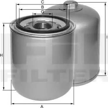 FIL Filter ZP 3410 - Патрон осушителя воздуха, пневматическая система autosila-amz.com