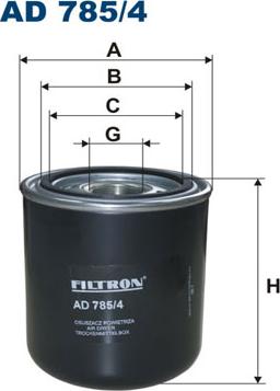Filtron AD785/4 - Патрон осушителя воздуха, пневматическая система autosila-amz.com