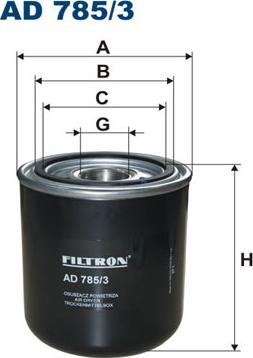Filtron AD785/3 - Патрон осушителя воздуха, пневматическая система autosila-amz.com