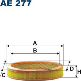 Filtron AE277 - фильтр воздушный для ДВС autosila-amz.com