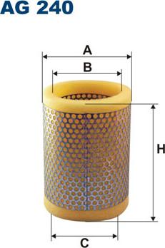Filtron AG240 - Воздушный фильтр, двигатель autosila-amz.com