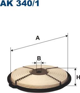 Filtron AK340/1 - Воздушный фильтр, двигатель autosila-amz.com