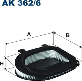 Filtron AK362/6 - Воздушный фильтр, двигатель autosila-amz.com