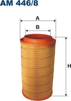 Filtron AM446/8 - Воздушный фильтр, двигатель autosila-amz.com