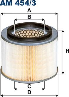 Filtron AM454/3 - Воздушный фильтр, двигатель autosila-amz.com