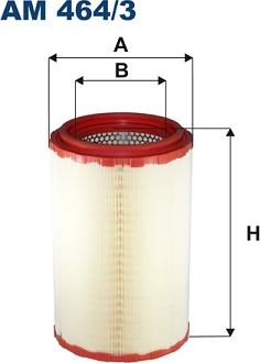 Filtron AM 464/3 - Воздушный фильтр, двигатель autosila-amz.com