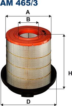 Filtron AM465/3 - Воздушный фильтр, двигатель autosila-amz.com