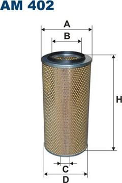 Filtron AM402 - Воздушный фильтр, двигатель autosila-amz.com