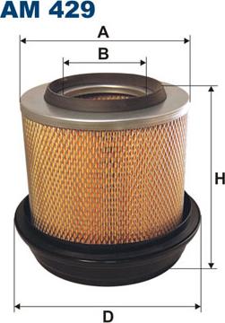 Filtron AM429 - Воздушный фильтр, двигатель autosila-amz.com