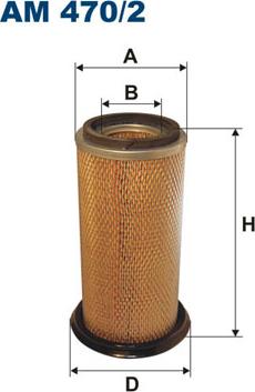 Filtron AM470/2 - Воздушный фильтр, двигатель autosila-amz.com