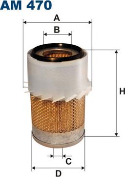 Filtron AM470 - Воздушный фильтр, двигатель autosila-amz.com