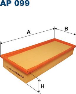 Filtron AP099 - Воздушный фильтр, двигатель autosila-amz.com