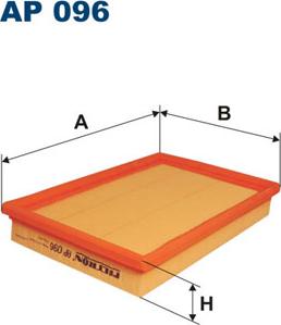 Filtron AP096 - Воздушный фильтр, двигатель autosila-amz.com