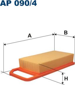 Filtron AP090/4 - Воздушный фильтр, двигатель autosila-amz.com