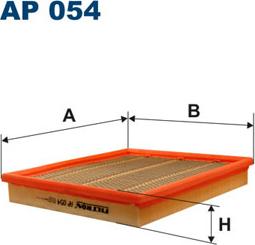 Filtron AP054 - Воздушный фильтр, двигатель autosila-amz.com