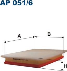 Filtron AP051/6 - Воздушный фильтр, двигатель autosila-amz.com