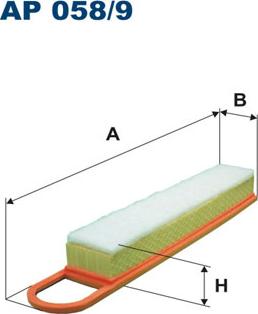 Filtron AP058/9 - Воздушный фильтр, двигатель autosila-amz.com