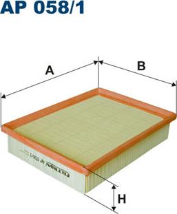 Filtron AP058/1 - Воздушный фильтр, двигатель autosila-amz.com