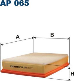 Filtron AP065 - Воздушный фильтр, двигатель autosila-amz.com