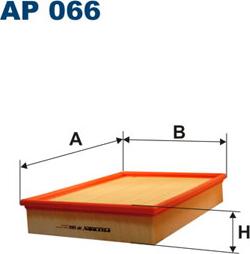 Filtron AP066 - Воздушный фильтр, двигатель autosila-amz.com