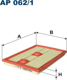 Filtron AP062/1 - Воздушный фильтр, двигатель autosila-amz.com