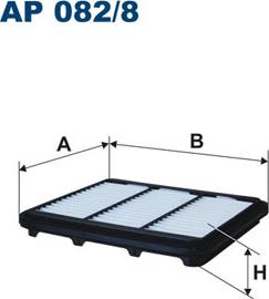 Filtron AP082/8 - Воздушный фильтр, двигатель autosila-amz.com