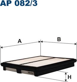 Filtron AP082/3 - Воздушный фильтр, двигатель autosila-amz.com