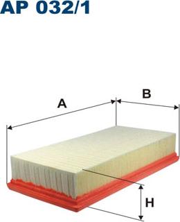 Filtron AP032/1 - Воздушный фильтр, двигатель autosila-amz.com