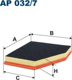 Filtron AP032/7 - Воздушный фильтр, двигатель autosila-amz.com