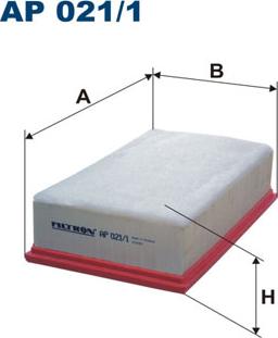 Filtron AP021/1 - Воздушный фильтр, двигатель autosila-amz.com