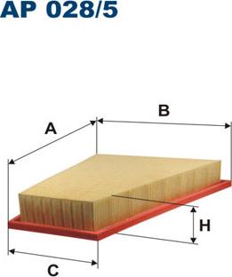 Filtron AP028/5 - Воздушный фильтр, двигатель autosila-amz.com