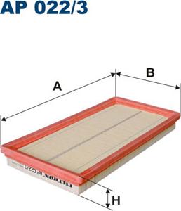 Filtron AP022/3 - Воздушный фильтр, двигатель autosila-amz.com