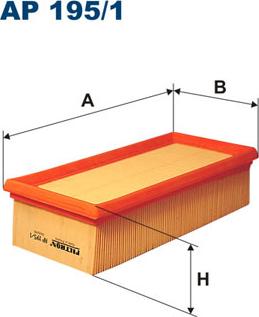 Filtron AP195/1 - Воздушный фильтр, двигатель autosila-amz.com