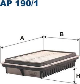 Filtron AP190/1 - Воздушный фильтр, двигатель autosila-amz.com