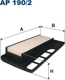 Filtron AP190/2 - Воздушный фильтр, двигатель autosila-amz.com