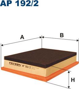 Filtron AP192/2 - Воздушный фильтр, двигатель autosila-amz.com