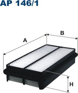 Filtron AP146/1 - Воздушный фильтр, двигатель autosila-amz.com