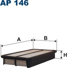 Filtron AP146 - Воздушный фильтр, двигатель autosila-amz.com