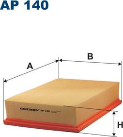 Filtron AP140 - Воздушный фильтр, двигатель autosila-amz.com