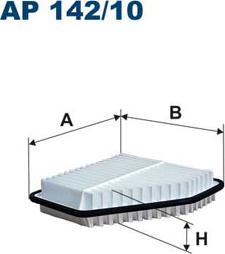 Filtron AP142/10 - Воздушный фильтр, двигатель autosila-amz.com