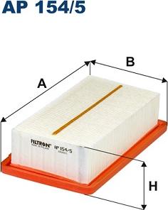 Filtron AP 154/5 - Воздушный фильтр, двигатель autosila-amz.com