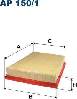 Filtron AP150/1 - Воздушный фильтр, двигатель autosila-amz.com