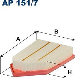 Filtron AP 151/7 - Воздушный фильтр, двигатель autosila-amz.com