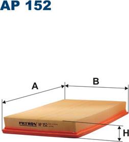 Filtron AP152 - Воздушный фильтр, двигатель autosila-amz.com