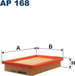 Filtron AP168 - Воздушный фильтр, двигатель autosila-amz.com