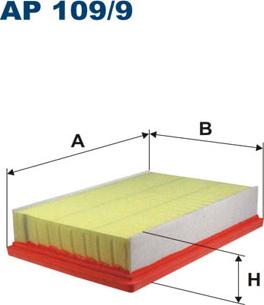 Filtron AP109/9 - Воздушный фильтр, двигатель autosila-amz.com