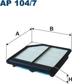 Filtron AP104/7 - Воздушный фильтр, двигатель autosila-amz.com