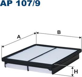 Filtron AP107/9 - Воздушный фильтр, двигатель autosila-amz.com