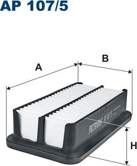 Filtron AP107/5 - Воздушный фильтр, двигатель autosila-amz.com